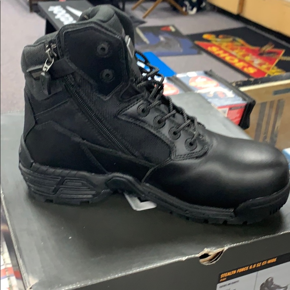 Black Magnum Boots